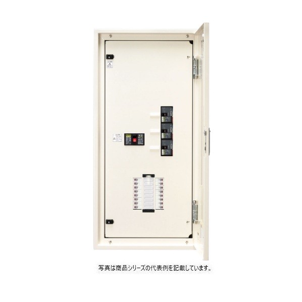 日東工業 一次送りスイッチ(MCB2･3個)付 サーキット ヨコ500&times;タテ1000&times;フカサ160mm クリーム塗装(2.5Y9/1) NSA10-16-13JC 1点｜DIY FACTORY ONLINE SHOP