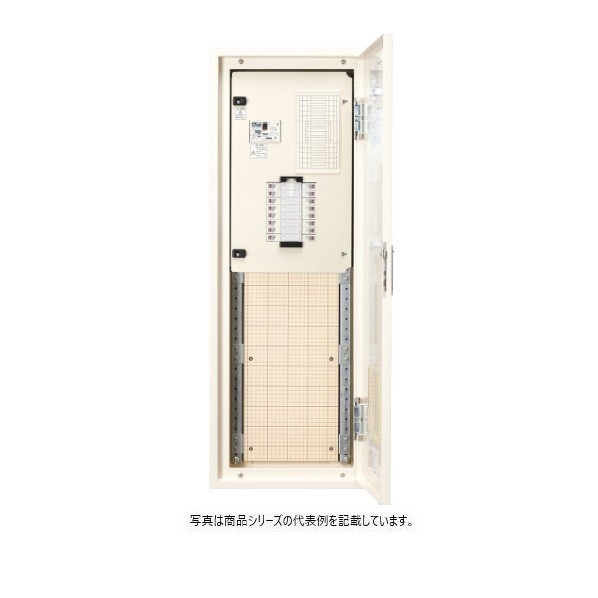 日東工業 下部スペース（タテ500mm）付 サーキット ヨコ400&times;タテ1200&times;フカサ120mm ライトベージュ塗装(5Y7/1) NSA15-16-SP5J 1点｜DIY FACTORY ONLINE SHOP
