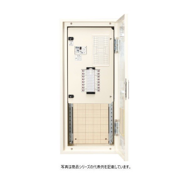 日東工業 下部スペース（タテ300mm）付 サーキット ヨコ400&times;タテ1300&times;フカサ120mm クリーム塗装(2.5Y9/1) NSA15-46-SP3JC 1点｜DIY FACTORY ONLINE SHOP