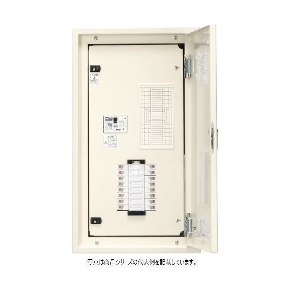 日東工業 上部スペース（タテ100mm）付 サーキット ヨコ500&times;タテ1100&times;フカサ160mm ライトベージュ塗装(5Y7/1) NSA20-30-AS1J 1点｜DIY FACTORY ONLINE SHOP