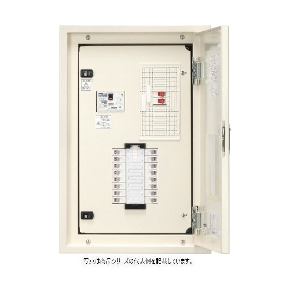 日東工業 非常回路付(2回路) サーキット ヨコ500×タテ1000×フカサ160mm クリーム塗装(2.5Y9/1) NSA20-30-PH2JC 1点|DIY FACTORY ONLINE SHOP