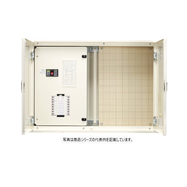 日東工業 電灯･動力回路スペース付分電盤 サーキット ヨコ1000&times;タテ900&times;フカサ160mm ライトベージュ塗装(5Y7/1) NSAP2020-SJ 1点｜DIY FACTORY ONLINE SHOP 108,295円