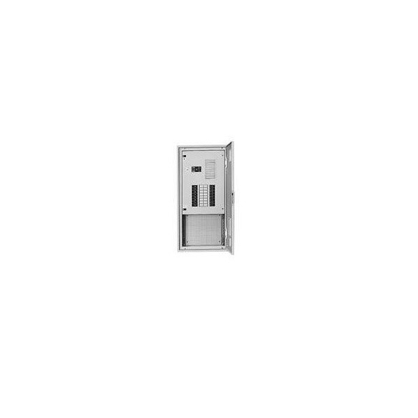 日東工業 召し使い間隔文字（タテ300粍）付 電気回路 ヨコ500×タテ1100×フカサ120粍 ともし火ベージュペンキ塗り(5Y7/1) NLA6-30-SP3J 1点