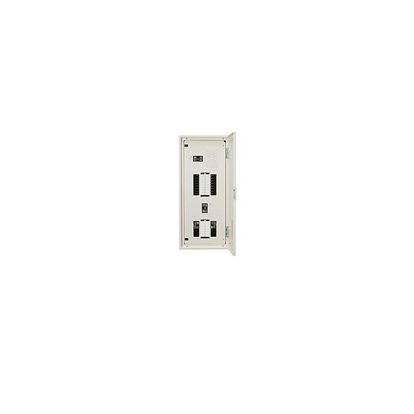 日東工業 動力電気回路付（三相3線式） 電気回路 ヨコ500×タテ1400×フカサ120粍 皮膚軟化剤ペンキ塗り(2.5Y9/1) NLA15-36-P102JC 1点