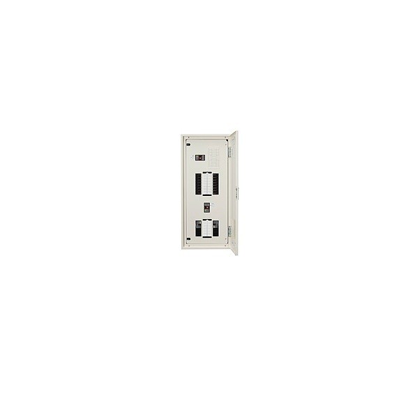日東工業 動力電気回路付（三相3線式） 電気回路 ヨコ500×タテ1400×フカサ160粍 皮膚軟化剤ペンキ塗り(2.5Y9/1) NLA20-20-P102JC 1点