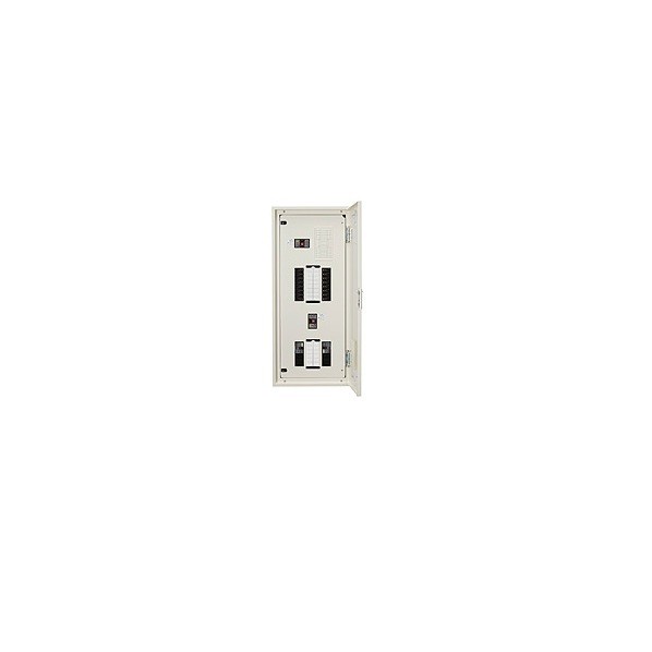 日東工業 動力電気回路付（三相3線式） 電気回路 ヨコ500×タテ1600×フカサ160粍 皮膚軟化剤ペンキ塗り(2.5Y9/1) NLA25-36-P102JC 1点
