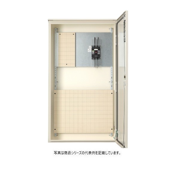 日東工業 引込計器盤 300/5A 相応う（水切、防塵･雨合羽パッキン付･大屋根付）東京電力管内向 ヨコ800×タテ1400×フカサ250粍 皮膚軟化剤ペンキ塗り(2.5Y9/1) ORME-251CTJC 1点