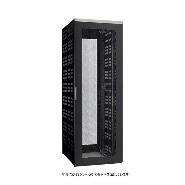 日東工業 サーバ収納耐震タイプ（W=600･700） ヨコ600&times;タテ2,300&times;フカサ817mm ペールホワイト塗装 (10YR8.5/0.5) FSST80-623EN 1点｜DIY FACTORY ONLINE SHOP