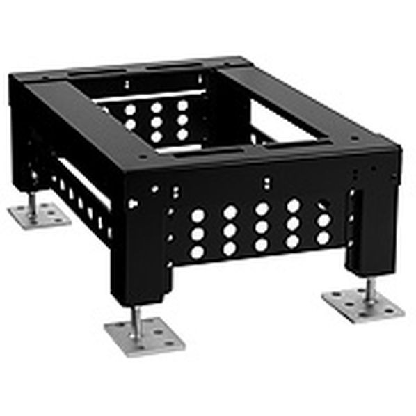 日東工業 フリーアクセスフロア用基台・レベル調整タイプ ヨコ700×タテ475~525×フカサ1,200mm ブラック RDK120-75AHA 1点|DIY FACTORY ONLINE SHOP
