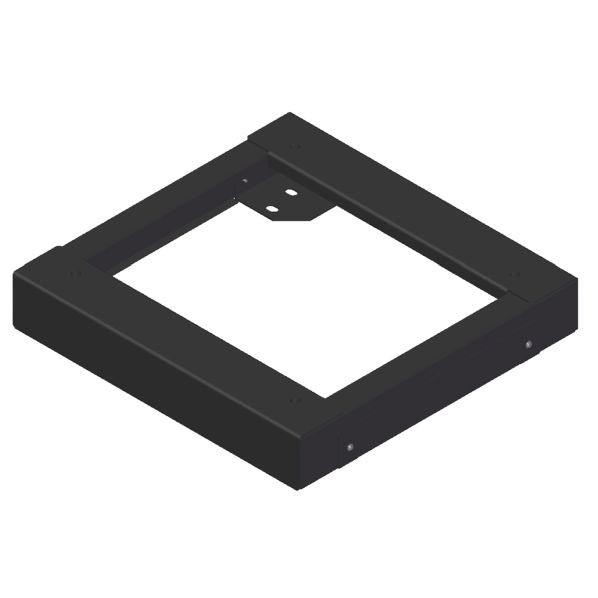 日東工業 アンカー固定用基台・FSシリーズ用 ヨコ700×タテ100×フカサ683mm ブラック塗装 RDKB70-71FS 1点|DIY FACTORY ONLINE SHOP