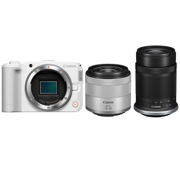 キヤノンマーケティングジャパン 鏡鑑レスカメラ EOS R50 V (白いこと)･ダブルズームキット 6896C009 1点