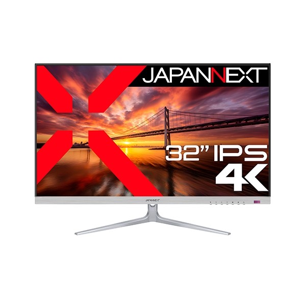 液晶見せびらかす 32型/3840×2160/DP×2、HDMI×2/金棒引き有/2年引き受ける 黒いこと JN-IPS321UHD 1点