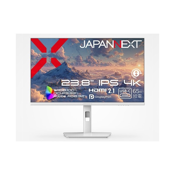 液晶見せびらかす 23.8型 JN-IPS238U-HSPC6-W 1点