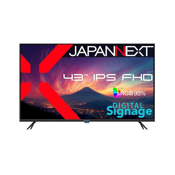 液晶見せびらかす 43型/1920×1080/HDMI×3/黒いこと/金棒引き有/2年引きうける JN-IPS43FHD2-U 1点