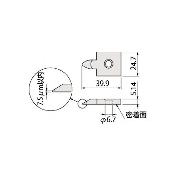 ミツトヨ ゲージ立ちはだかる 属する品 601645 1点