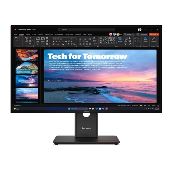 レノボ・ジャパン ThinkVision T27QD-40 27型 613.4&times;46&times;357mm(モニターヘッド部のみ) ブラック 64AAGAR2JP 1点｜DIY FACTORY ONLINE SHOP