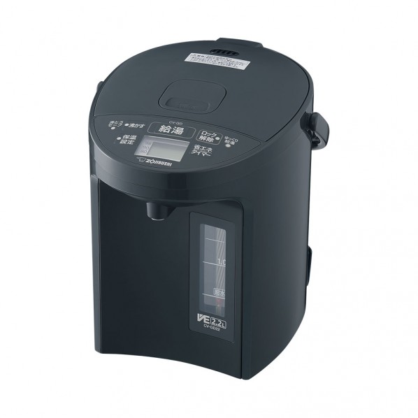 ZOJIRUSHI(象印マホービン) 象印 パソコン沸とうVE明かりまほうびん 優湯生 ホンブルグ帽黒いこと CV-GD22 1個