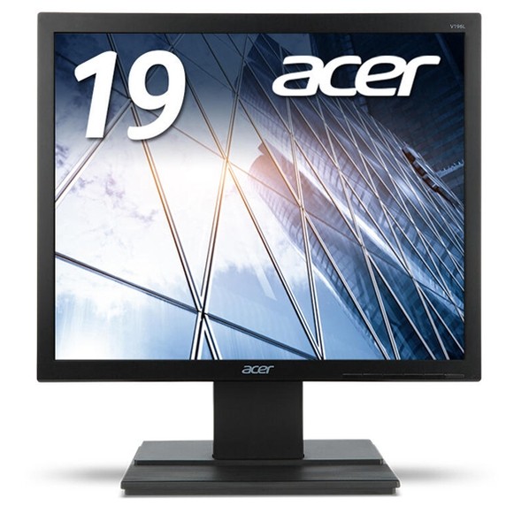 Acer Acer V6 液晶ディスプレイ(19型/1280×1024/HDMI、D-Sub) 約H423×W406×D191mm(スタンドあり) ブラック V196LBbi 1点|DIY FACTORY ONLINE SHOP