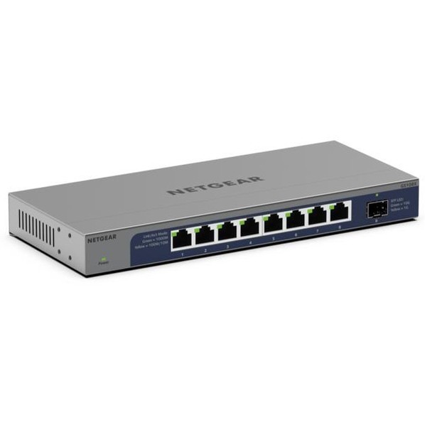 Netgear ギガビット8ポート 10G SFP+ 1スロット アンマネージスイッチ H27xW235xD101mm グレー GS108X-100JPS 1点｜DIY FACTORY ONLINE SHOP