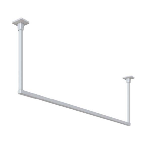 川口技研 ホスクリーン 固定式室内物干 BAR1-4513-W 1組|DIY FACTORY ONLINE SHOP