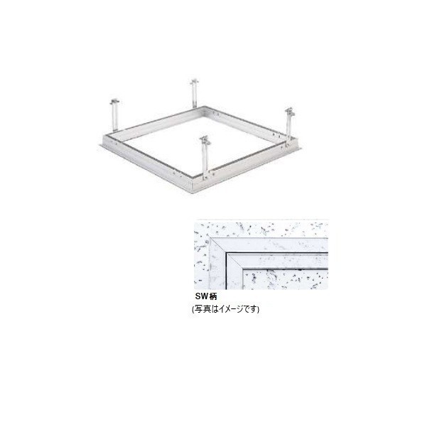 ※法人専用品※創建 アルミ 天井点検口 額縁タイプ Superリーフ606 SW 柄 吊り金具タイプ 62136 1台｜DIY FACTORY ONLINE SHOP 16,084円