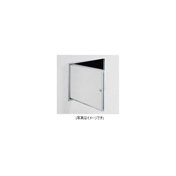 ※法人専用品※創建 アルミ 壁点検口 額縁タイプ ウォールリーフ4530 カギ付 アルマイトシルバー 61304 1台｜DIY FACTORY ONLINE SHOP