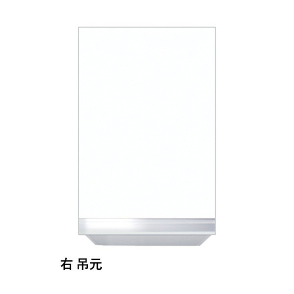 ワンド 吊り戸棚 (高さ50cm) 右 W30×D35.8×H50cm ホワイト KTD3-50-30HS-SW-R 1台|DIY FACTORY ONLINE SHOP