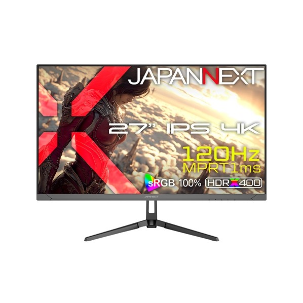 JAPANNEXT ゲーミング液晶ディスプレイ 27型 ブラック JN-i27G120U2 1点|DIY FACTORY ONLINE SHOP