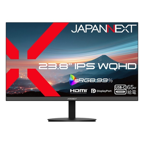 JAPANNEXT 液晶ディスプレイ 23.8型 ブラック JN-IPS238Q-C6 1点｜DIY FACTORY ONLINE SHOP