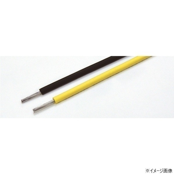 ノンハロゲン難燃・可とう性架橋ポリエチレン絶縁電線 600V 200SQ 黒 EM-LMFC200SQ-10 10m|DIY FACTORY ONLINE SHOP
