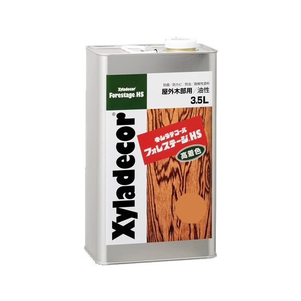 大阪ガスケミカル キシラデコールフォレステージHS 3.5L オリーブ #3310 1缶 塗料缶・ペンキ-花・ガーデン・DIY