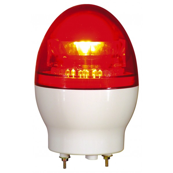日動工業 中型LED回転灯 ニコフラッシュ VL11F-D24NR 1P