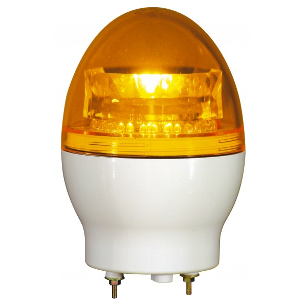 日動工業 中型LED回転灯 ニコフラッシュ VL11F-D12NY 1P
