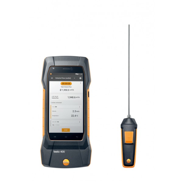 テストーtesto400 + Pt100 高正しさ気温プローブTD20-400-12 計測工具-DIY・工具-その他