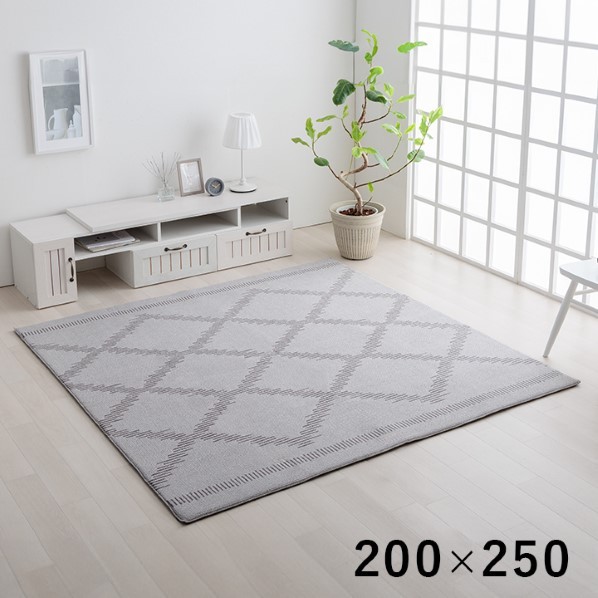 イケヒコ・コーポレーション ミエル 200×250cm グレー 1274040133201 1個