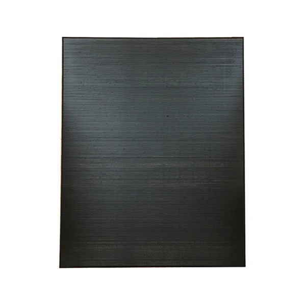 アズワン 竹カーペット 無地 糸なしタイプ 『ユニバース』 250×250cm 1100220034801 250×250cm ブラック 64-8016-49 1点