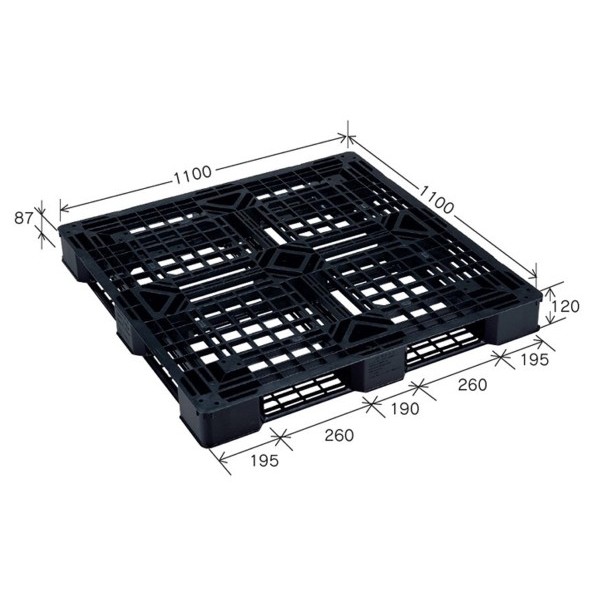 岐阜プラスチック工業 栗鼠調色板 JL手合い JL-D4-1111E5 BK