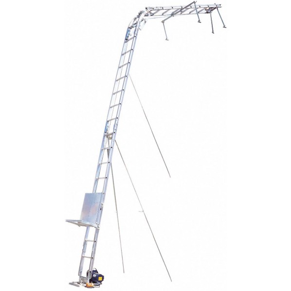 ※法人専用品※長谷川加工 AL4軽銀製瓦揚機マイティパワー AL4-MD2N 1