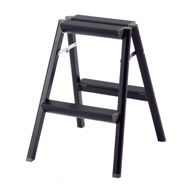 ※法人専用品※長谷川工業 踏台 W43×D50×H56(cm) ブラック SE-6a(BK) 1台