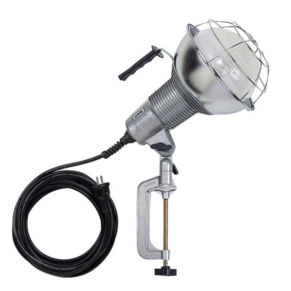 ハタヤ水銀作業灯300Wアース付屋外用投光器5mRGM-305K