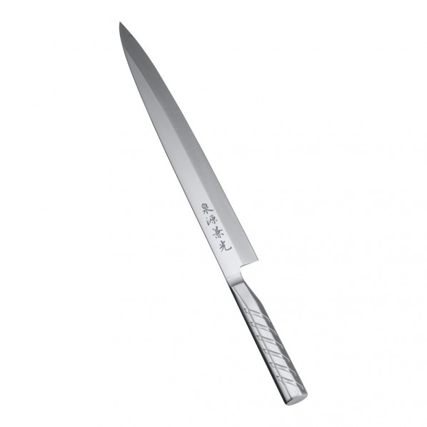 貝印 泉源兼光 INOX handle刺身 300mm(片刃) ASN2203 1個