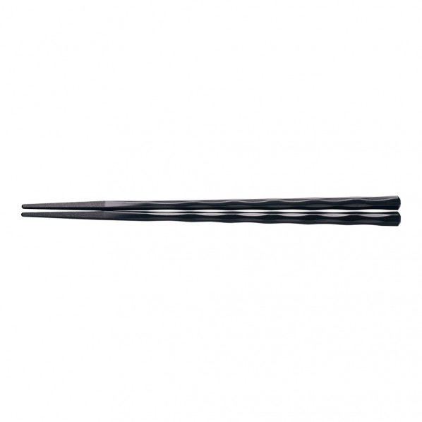 マイン SPS手彫り風箸 黒 M11-178 100個