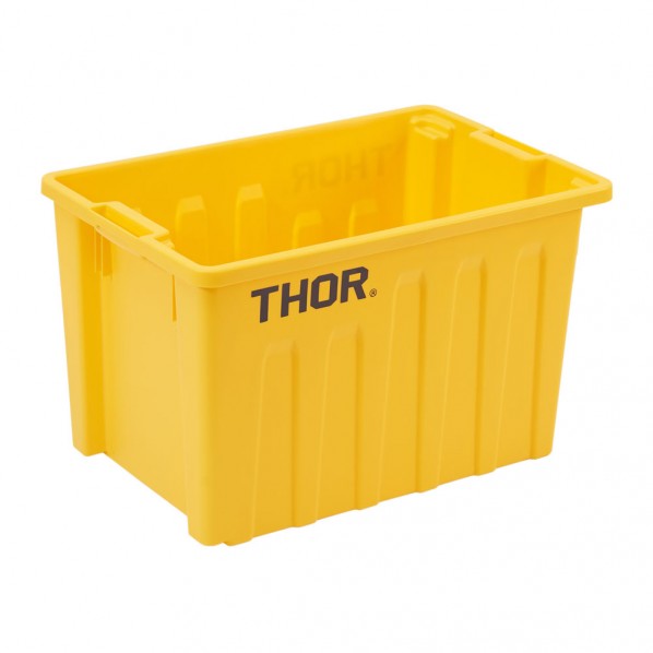 Trust(企業結合) TRスタッカブルトートボックス(フタ無) 55L 黄色 3022 1個
