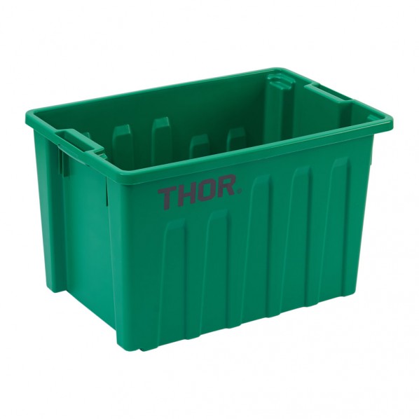 Trust(企業結合) TRスタッカブルトートボックス(フタ無) 55L 緑であること 3022 1個
