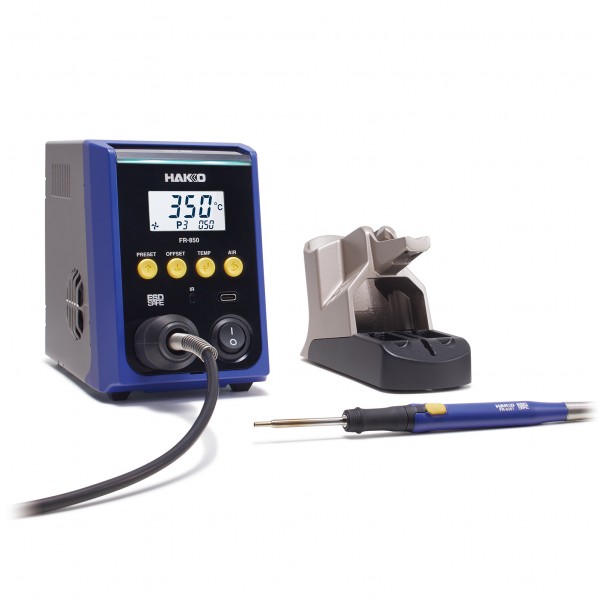 HAKKO 熱風式部品除去器 FR-850 100V 2 極接地プラグ FR850-81 1台
