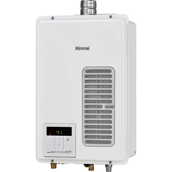 リンナイ 10号FE方式屋内壁掛型ガス給湯専用機(LPG) RUXC-V1015SWF(B)_LPG 1台