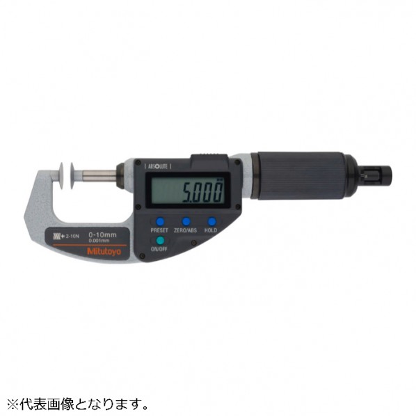 デジマチック歯厚マイクロメータ+インプットツール(RS-232C)+フットスイッチセット 227-221-20(タイプ 9) 1セット|DIY FACTORY ONLINE SHOP