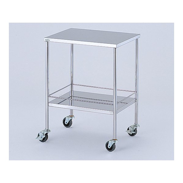 アズワン エコノミー回診車(静音タイプ) 2段 450×300×800mm 8-3946-01|DIY FACTORY ONLINE SHOP