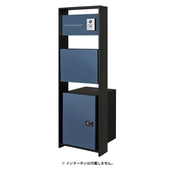 ※法人専用品※オンリーワンクラブ ラウム 宅配ボックス席付 ダル青み 宅配投函扉:左 NA1-RMTDLLCN 1仕掛ける