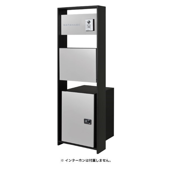 ※法人専用品※オンリーワンクラブ ラウム 宅配ボックス付 フロストシルバー 宅配投函扉:左 NA1-RMTFSLCN 1セット